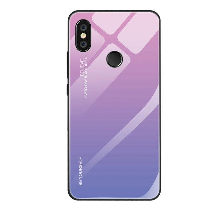 Gradient Color Glass Case, For Huawei Enjoy 9s, For Xiaomi Redmi K20, For Xiaomi Redmi Note 5 Pro