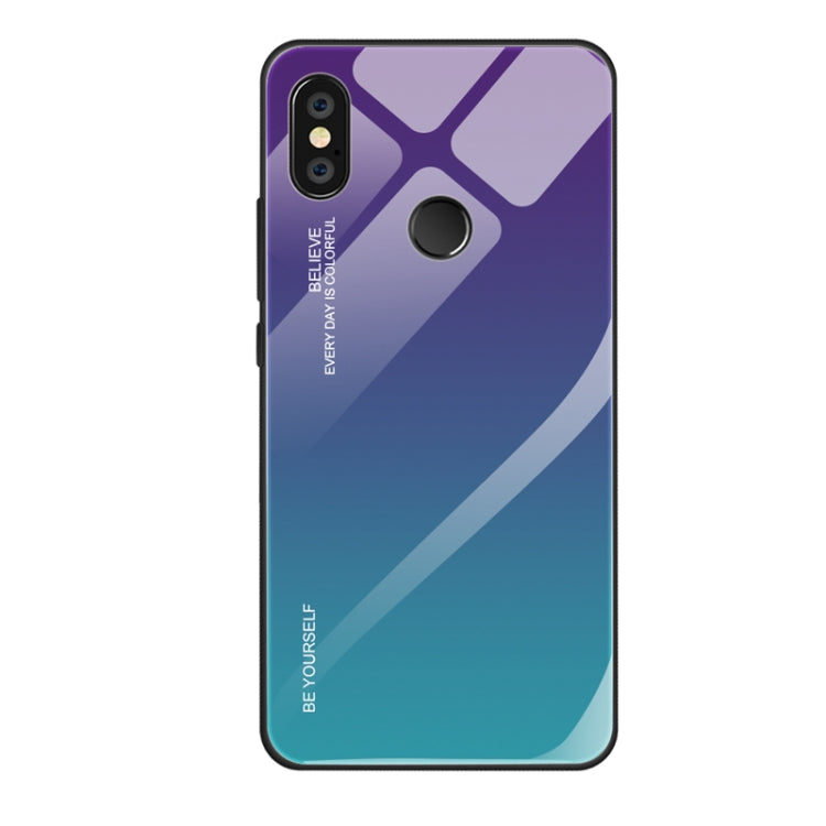 Gradient Color Glass Case, For Huawei Enjoy 9s, For Xiaomi Redmi K20, For Xiaomi Redmi Note 5 Pro