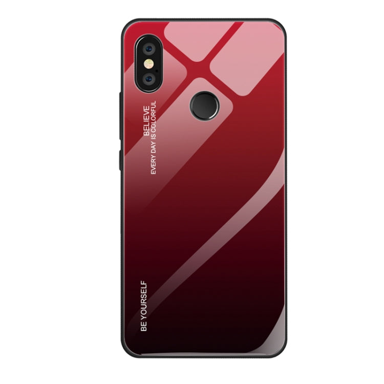 Gradient Color Glass Case, For Huawei Enjoy 9s, For Xiaomi Redmi K20, For Xiaomi Redmi Note 5 Pro