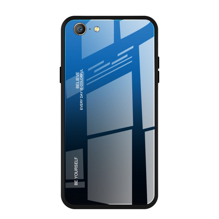 Gradient Color Glass Case, For OPPO F11 / A9, For OPPO A57 / A39, For OPPO Reno Z