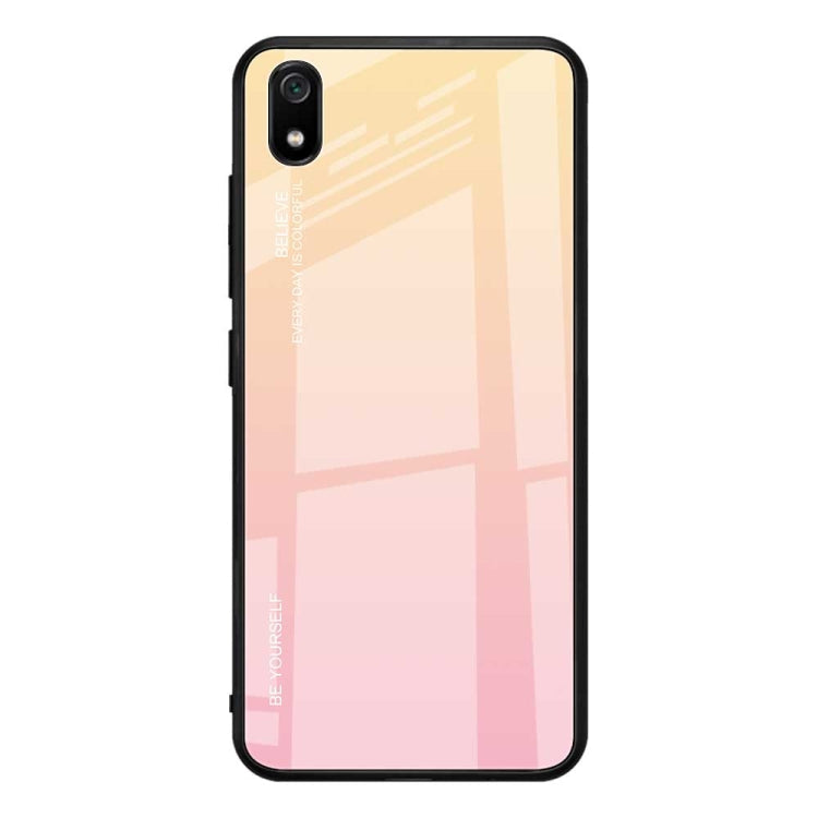 Gradient Color Glass Case, For Galaxy A30, For Galaxy A50, For Galaxy A60