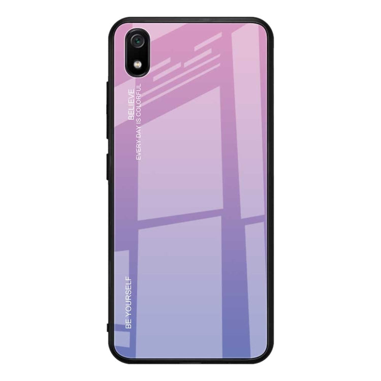 Gradient Color Glass Case, For Galaxy A30, For Galaxy A50, For Galaxy A60