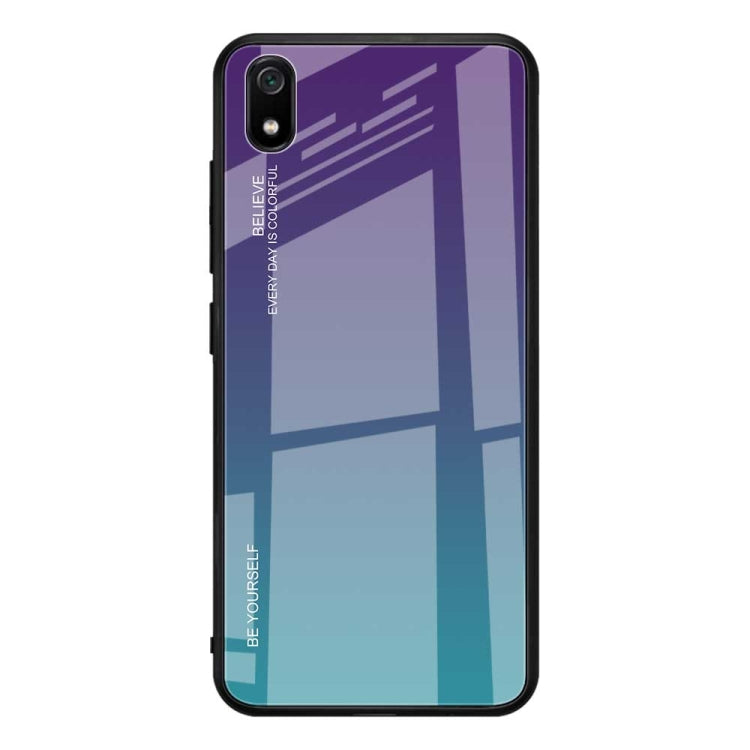 Gradient Color Glass Case, For Galaxy A30, For Galaxy A50, For Galaxy A60