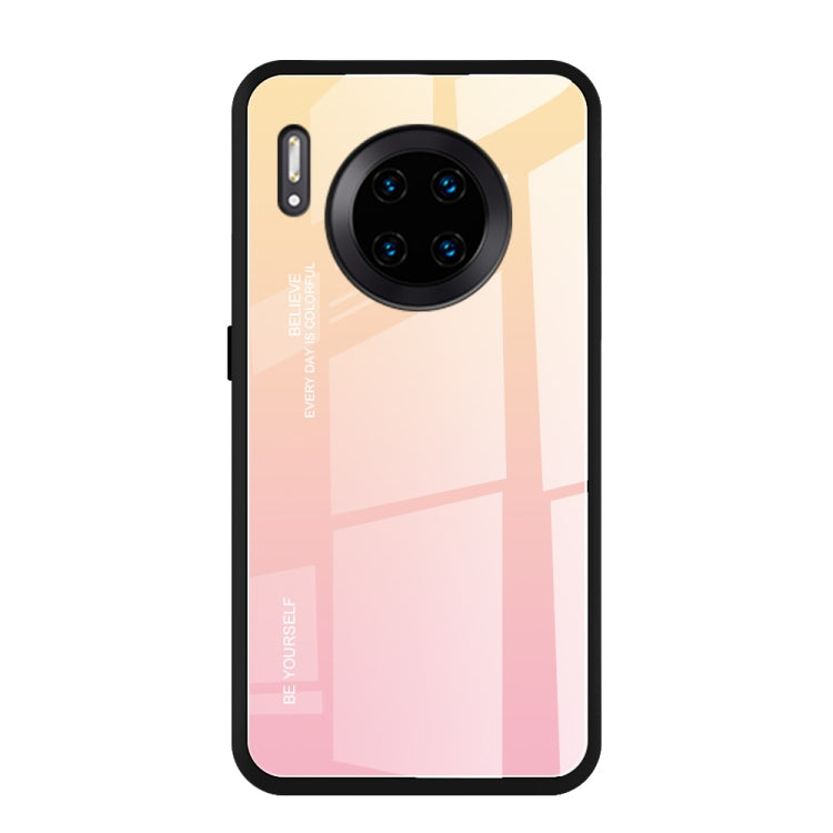 Gradient Color Glass Case, For Galaxy A30, For Galaxy A50, For Galaxy A60