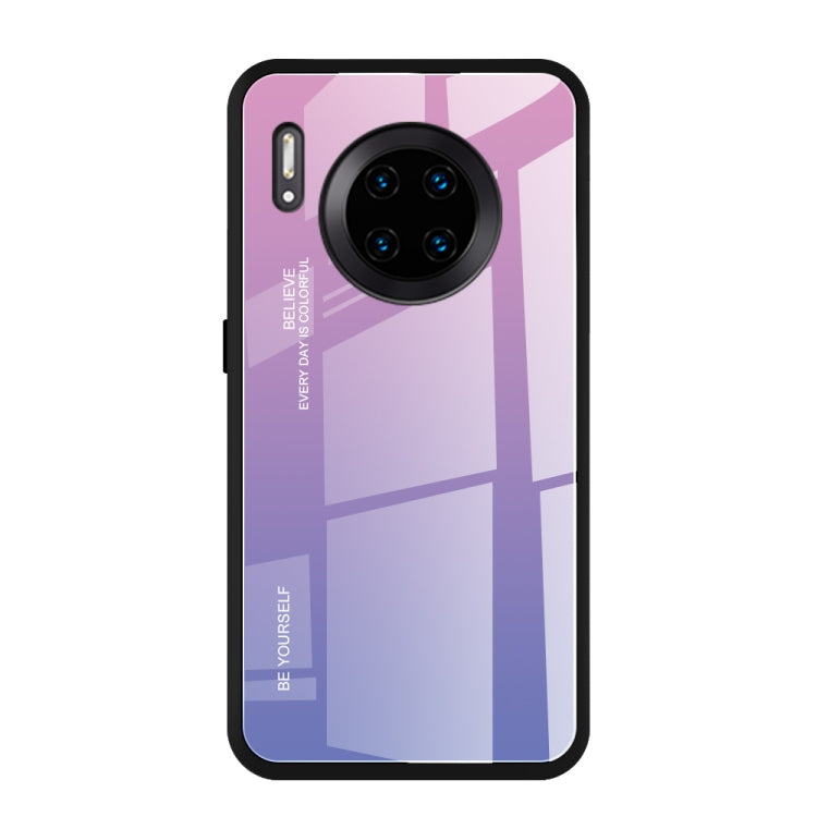 Gradient Color Glass Case, For Galaxy A30, For Galaxy A50, For Galaxy A60