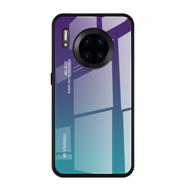 Gradient Color Glass Case, For Galaxy A30, For Galaxy A50, For Galaxy A60