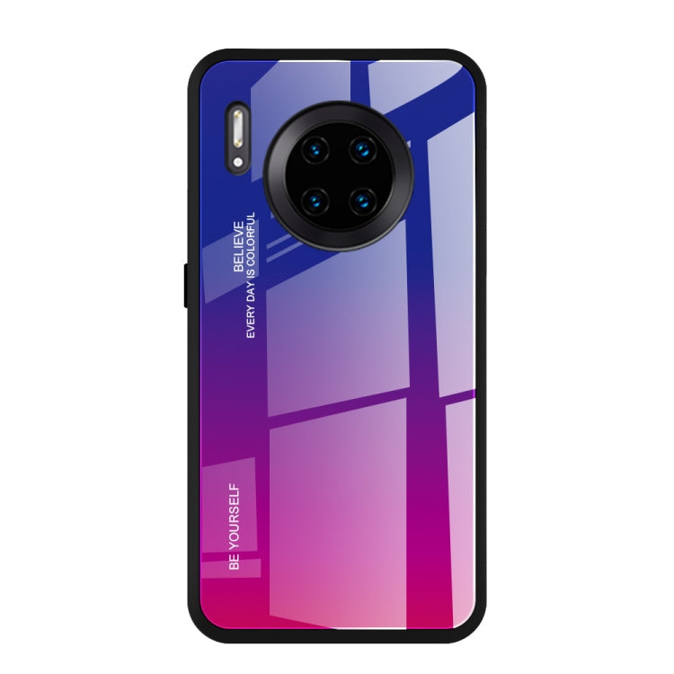Gradient Color Glass Case, For Galaxy A30, For Galaxy A50, For Galaxy A60