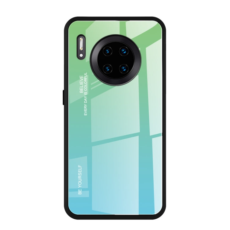 Gradient Color Glass Case, For Galaxy A30, For Galaxy A50, For Galaxy A60