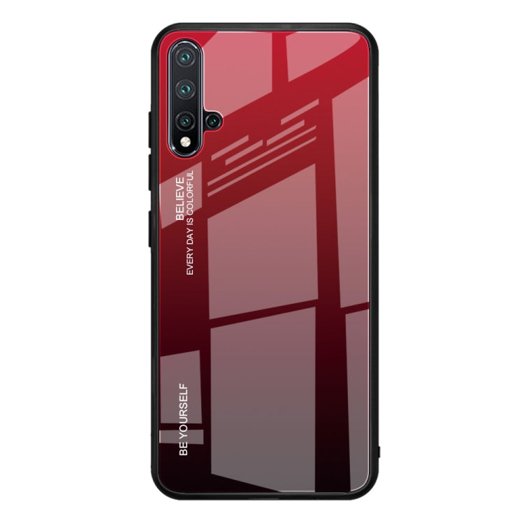 Gradient Color Glass Case, For Galaxy A30, For Galaxy A50, For Galaxy A60