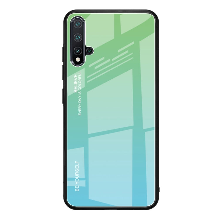Gradient Color Glass Case, For Galaxy A30, For Galaxy A50, For Galaxy A60