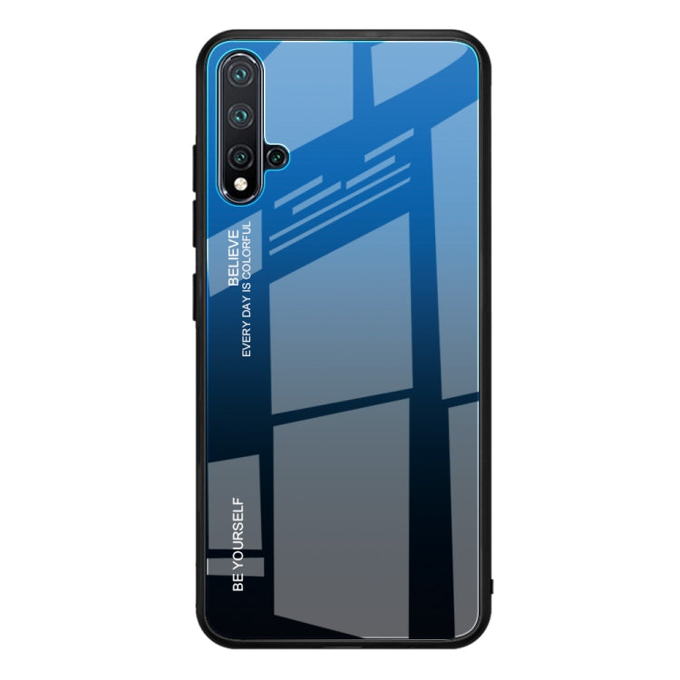 Gradient Color Glass Case, For Galaxy A30, For Galaxy A50, For Galaxy A60