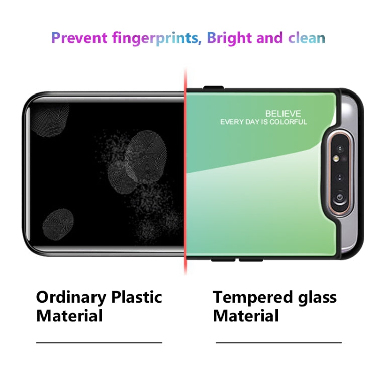 Gradient Color Glass Case, For Galaxy Note 9, For Galaxy S9, For Galaxy S10