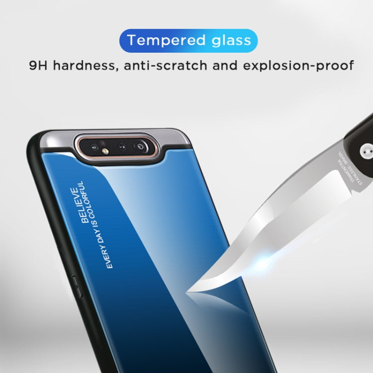 Gradient Color Glass Case, For Galaxy Note 9, For Galaxy S9, For Galaxy S10