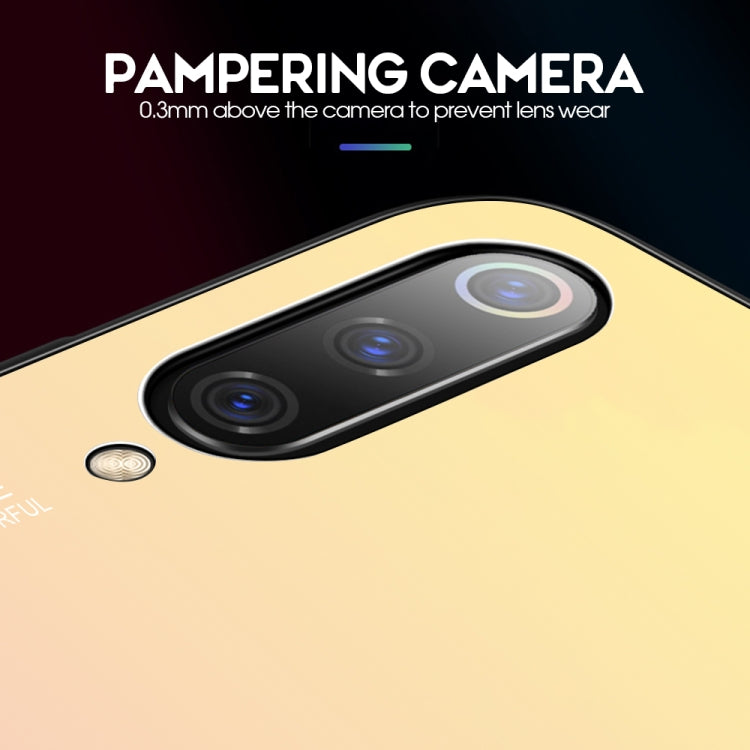 Gradient Color Glass Case, For Xiaomi Mi 9