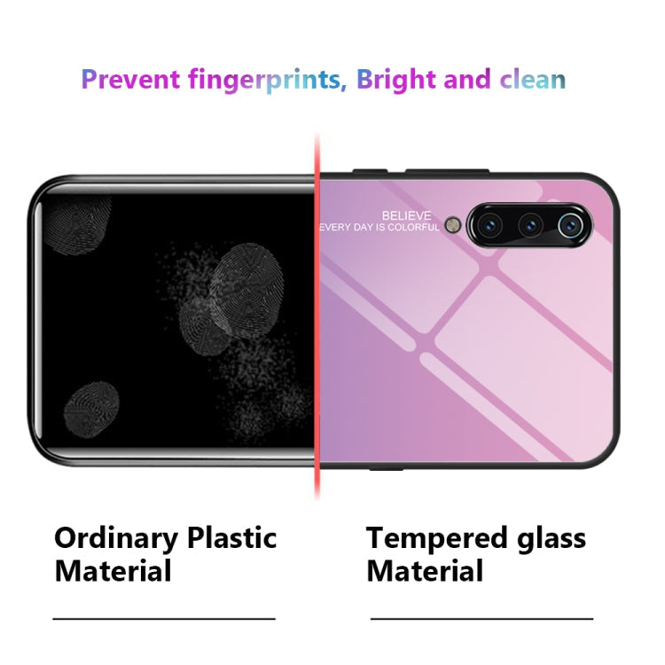 Gradient Color Glass Case, For Xiaomi Mi 9