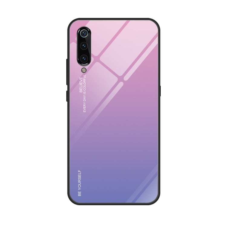 Gradient Color Glass Case, For Xiaomi Mi 9
