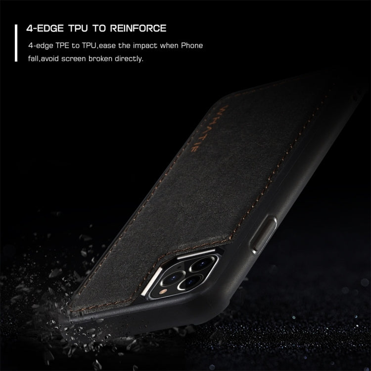 WHATIF Kraft Paper TPU + PC Full Coverage Protective Case, For iPhone 11 Pro, For iPhone 11 Pro Max