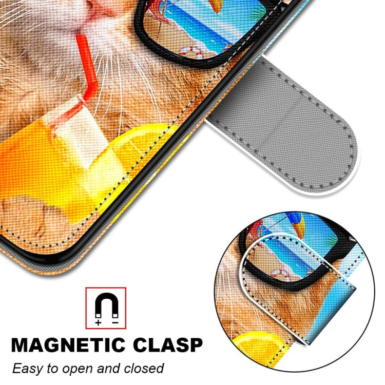 Coloured Drawing Cross Texture Horizontal Flip Leather Phone Case with Holder & Card Slots & Wallet & Lanyard, For Samsung Galaxy M52 5G