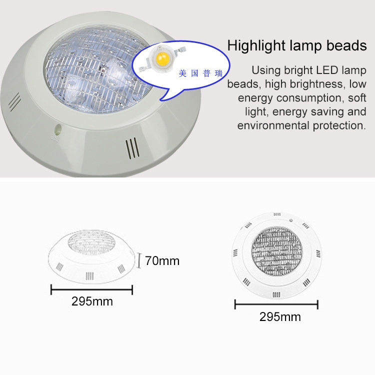 Swimming Pool ABS Wall Lamp LED Underwater Light, 6W, 9W, 12W