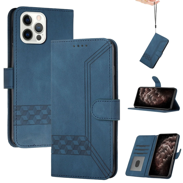 Cubic Skin Feel Flip Leather Phone Case, For iPhone 13 mini, For iPhone 13, For iPhone 13 Pro, For iPhone 13 Pro Max