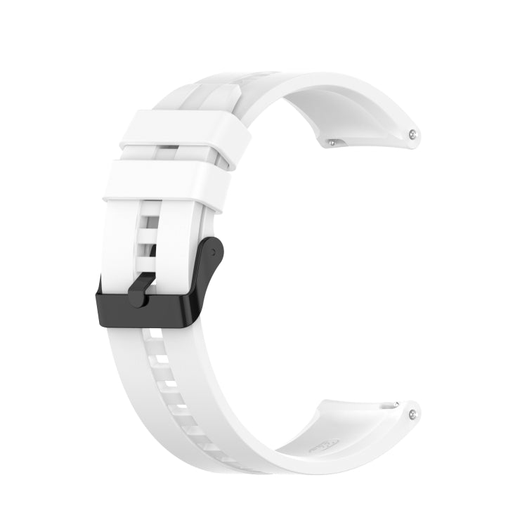 Silicone Black Buckle Watchband, For Huawei Watch GT 3 46mm/GT Runner