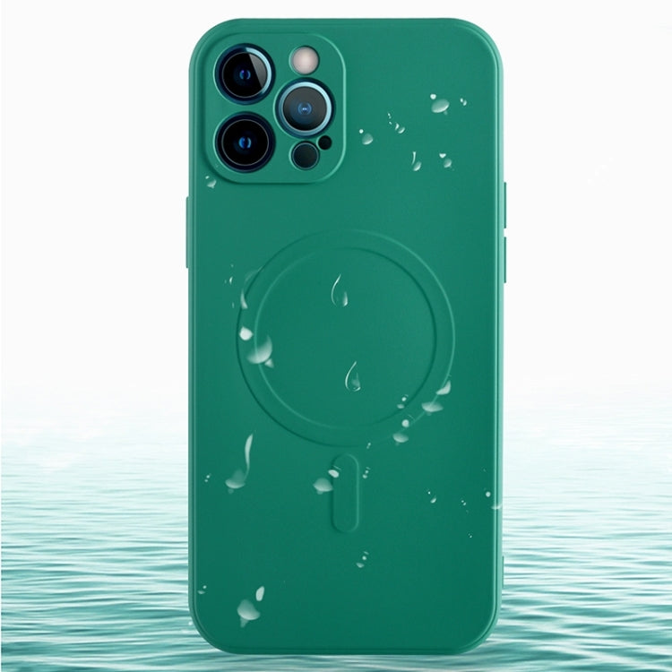 Liquid Silicone Full Coverage Magsafe Phone Case, For iPhone 12 Pro Max, For iPhone 11, For iPhone 11 Pro