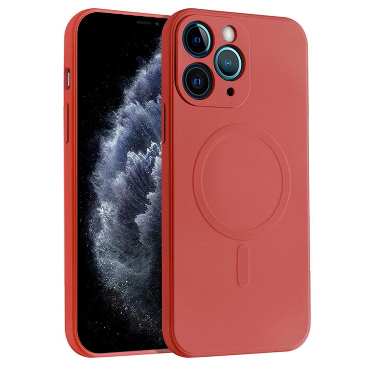 Liquid Silicone Full Coverage Magsafe Phone Case, For iPhone 12 Pro Max, For iPhone 11, For iPhone 11 Pro