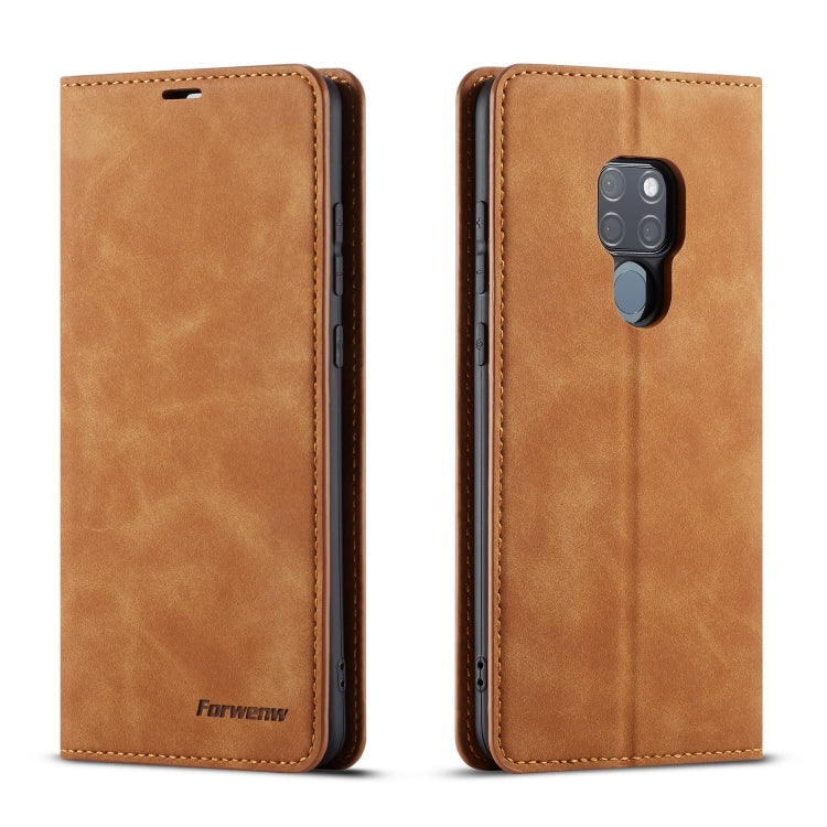 Forwenw Dream Series Oil Edge Strong Magnetism Horizontal Flip Leather Case with Holder & Card Slots & Wallet & Photo Frame, For Huawei P Smart+ (2019), For Huawei Mate 20, For Huawei Mate 20 Pro, For Huawei Mate 20 Lite, For Huawei P20...