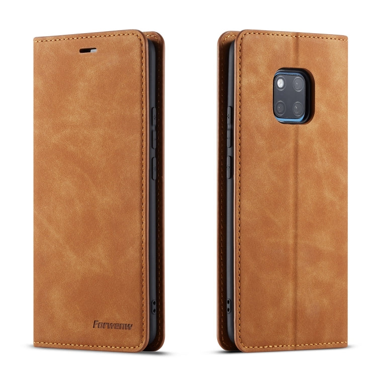 Forwenw Dream Series Oil Edge Strong Magnetism Horizontal Flip Leather Case with Holder & Card Slots & Wallet & Photo Frame, For Huawei P Smart+ (2019), For Huawei Mate 20, For Huawei Mate 20 Pro, For Huawei Mate 20 Lite, For Huawei P20...