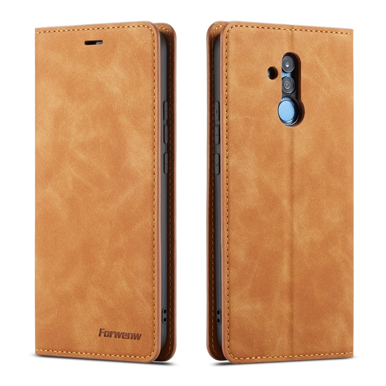 Forwenw Dream Series Oil Edge Strong Magnetism Horizontal Flip Leather Case with Holder & Card Slots & Wallet & Photo Frame, For Huawei P Smart+ (2019), For Huawei Mate 20, For Huawei Mate 20 Pro, For Huawei Mate 20 Lite, For Huawei P20...