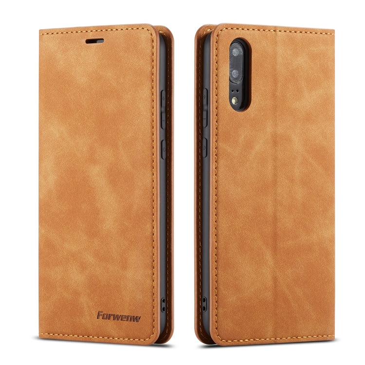 Forwenw Dream Series Oil Edge Strong Magnetism Horizontal Flip Leather Case with Holder & Card Slots & Wallet & Photo Frame, For Huawei P Smart+ (2019), For Huawei Mate 20, For Huawei Mate 20 Pro, For Huawei Mate 20 Lite, For Huawei P20...