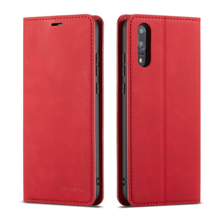 Forwenw Dream Series Oil Edge Strong Magnetism Horizontal Flip Leather Case with Holder & Card Slots & Wallet & Photo Frame, For Huawei P Smart+ (2019), For Huawei Mate 20, For Huawei Mate 20 Pro, For Huawei Mate 20 Lite, For Huawei P20...