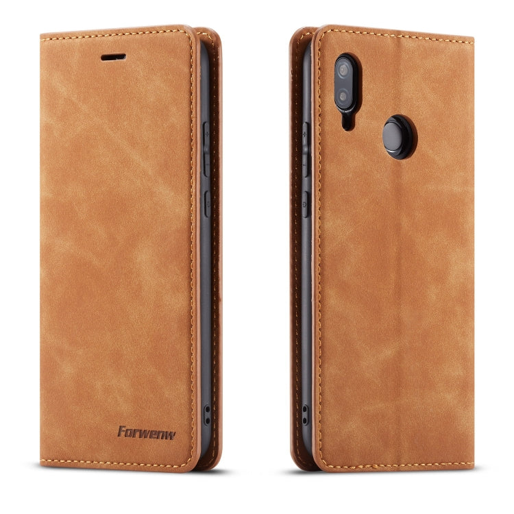 Forwenw Dream Series Oil Edge Strong Magnetism Horizontal Flip Leather Case with Holder & Card Slots & Wallet & Photo Frame, For Huawei P Smart+ (2019), For Huawei Mate 20, For Huawei Mate 20 Pro, For Huawei Mate 20 Lite, For Huawei P20...