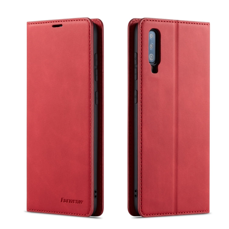 Forwenw Dream Series Oil Edge Strong Magnetism Horizontal Flip Leather Case with Holder & Card Slots & Wallet & Photo Frame, For Galaxy A40, For Galaxy A60, For Galaxy A20e, For Galaxy A50, For Galaxy A70, For Galaxy A80 / A90