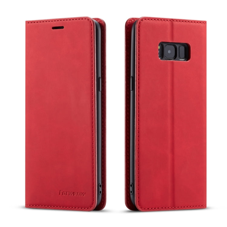 Forwenw Dream Series Oil Edge Strong Magnetism Horizontal Flip Leather Case with Holder & Card Slots & Wallet & Photo Frame, For Galaxy Note9, For Galaxy Note10, For Galaxy Note10+, For Galaxy S8, For Galaxy S8+, For Galaxy S9