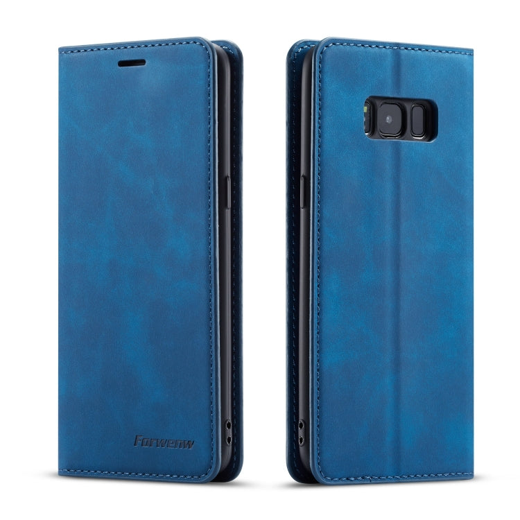 Forwenw Dream Series Oil Edge Strong Magnetism Horizontal Flip Leather Case with Holder & Card Slots & Wallet & Photo Frame, For Galaxy Note9, For Galaxy Note10, For Galaxy Note10+, For Galaxy S8, For Galaxy S8+, For Galaxy S9