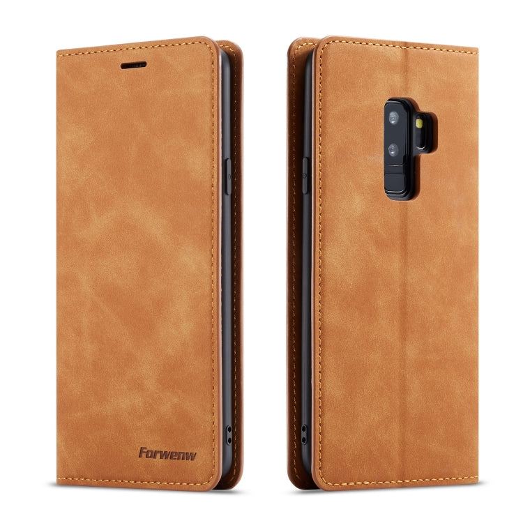 Forwenw Dream Series Oil Edge Strong Magnetism Horizontal Flip Leather Case with Holder & Card Slots & Wallet & Photo Frame, For Galaxy S9+, For Galaxy S10, For Galaxy S10+, For Galaxy S10e, For iPhone 6s / 6, For iPhone 6s Plus / 6 Plus