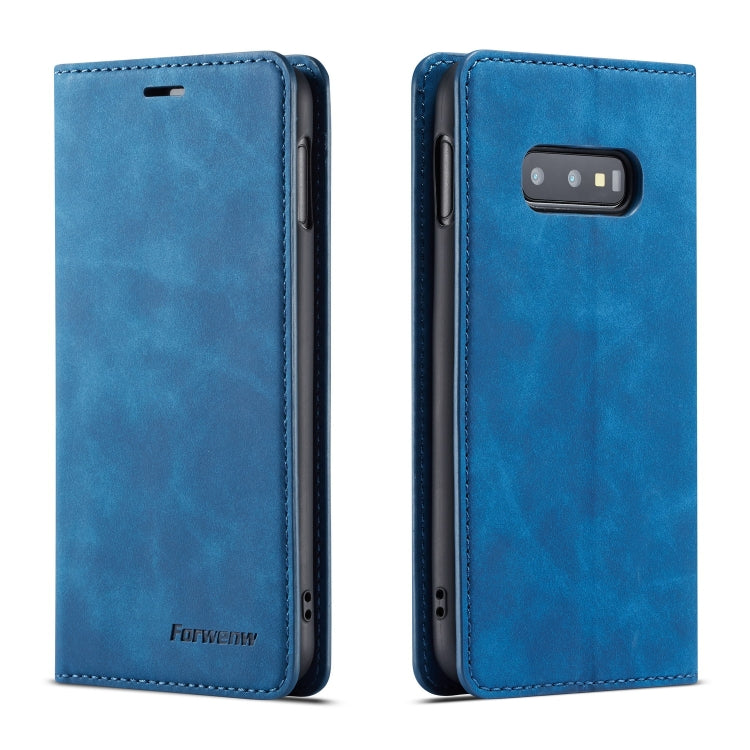 Forwenw Dream Series Oil Edge Strong Magnetism Horizontal Flip Leather Case with Holder & Card Slots & Wallet & Photo Frame, For Galaxy S9+, For Galaxy S10, For Galaxy S10+, For Galaxy S10e, For iPhone 6s / 6, For iPhone 6s Plus / 6 Plus