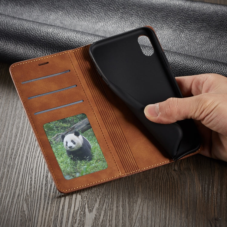 Forwenw Dream Series Oil Edge Strong Magnetism Horizontal Flip Leather Case with Holder & Card Slots & Wallet & Photo Frame, For iPhone XS Max, For iPhone XS / X, For Xiaomi Redmi Note 7, For Xiaomi Redmi Note 7 Pro, For Xiaomi Redmi Note 8 Pro...