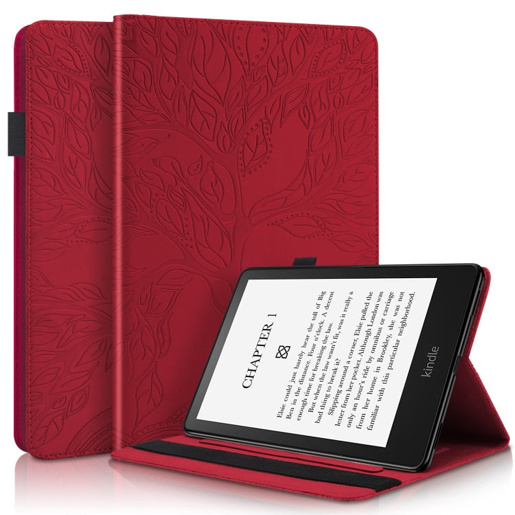 Life Tree Series Leather Tablet Case, For Amazon Kindle Paperwhite 5 2021