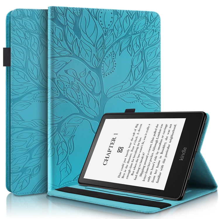 Life Tree Series Leather Tablet Case, For Amazon Kindle Paperwhite 5 2021