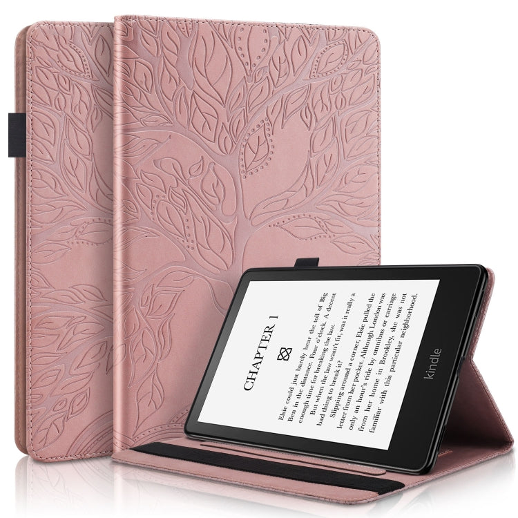 Life Tree Series Leather Tablet Case, For Amazon Kindle Paperwhite 5 2021