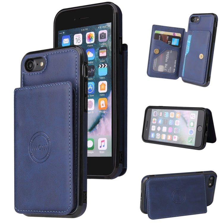 Calf Texture Magnetic Case, For iPhone SE 2022 / SE 2020 / 8 / 7, For iPhone 8 Plus / 7 Plus, For iPhone XS Max, For iPhone XS / X