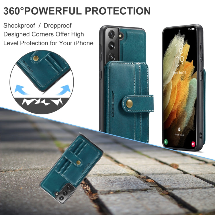 JEEHOOD RFID Blocking Anti-Theft Magnetic PU + TPU Phone Case, For Samsung Galaxy S22 5G, For Samsung Galaxy S22+ 5G