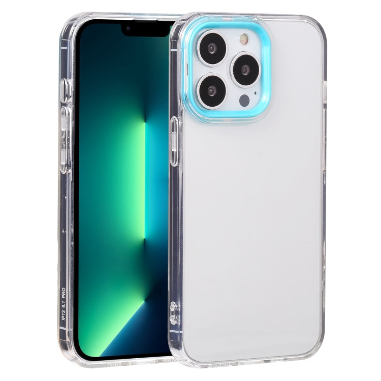 Macaron Lens Frame Transparent TPU Phone Case, For iPhone 13, For iPhone 13 Pro, For iPhone 13 Pro Max