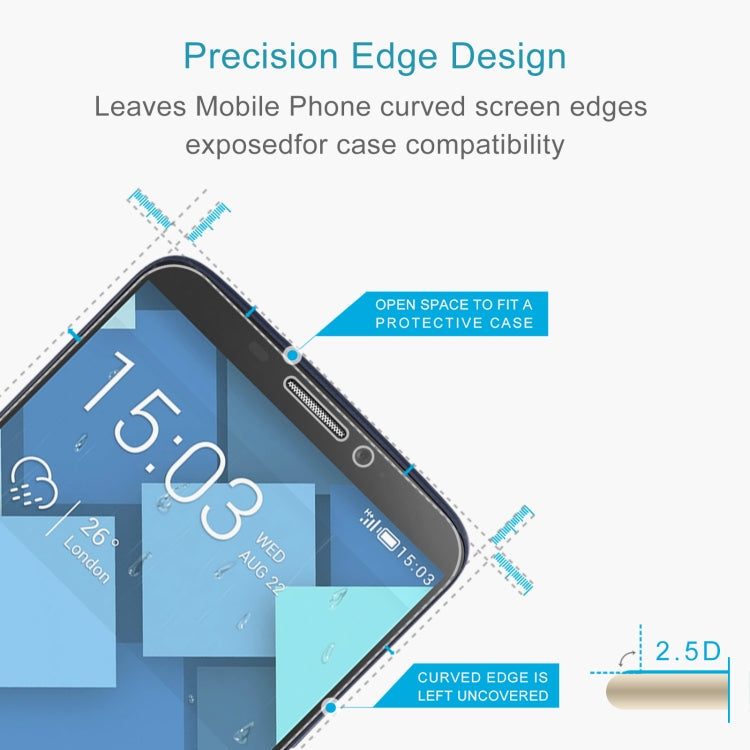 10 PCS 0.26mm 9H 2.5D Tempered Glass Film, For Alcatel Hero N3 8020 (10 PCS), For Sharp Aquos S3 (10 PCS), For Sharp Aquos Sense 3 (10 PCS), For Alcatel A3 (10 PCS), For Alcatel A3 XL (10 PCS), For Honor 8 Lite (10 PCS)                                 ...