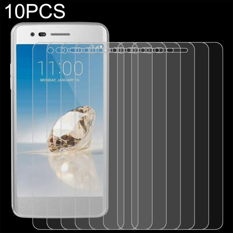 10 PCS 0.26mm 9H 2.5D Tempered Glass Film, For Alcatel Hero N3 8020 (10 PCS), For Sharp Aquos S3 (10 PCS), For Sharp Aquos Sense 3 (10 PCS), For Alcatel A3 (10 PCS), For Alcatel A3 XL (10 PCS), For Honor 8 Lite (10 PCS)                                 ...