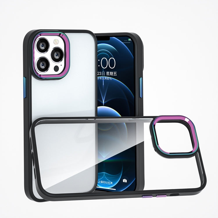 Colorful Metal Lens Ring Phone Case, For iPhone 13 mini, For iPhone 13, For iPhone 13 Pro