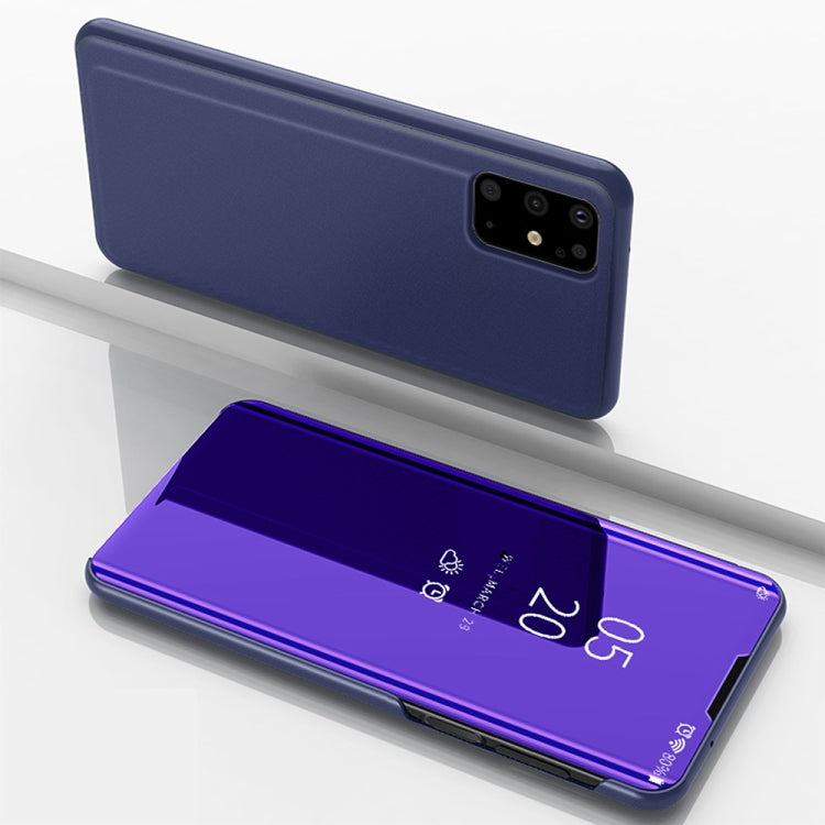 Plated Mirror Horizontal Flip Leather Case with Holder, For Galaxy S20+, For Galaxy S20 Ultra, For Galaxy S20