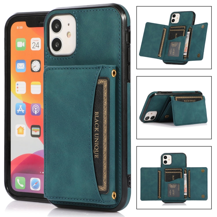 Three-fold Leather Phone Case with Card Slot & Wallet & Holder, For iPhone 11 Pro, For iPhone 11, For iPhone XR, For iPhone 8 Plus & 7 Plus